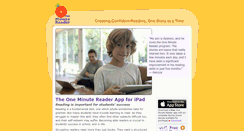 Desktop Screenshot of oneminutereader.com